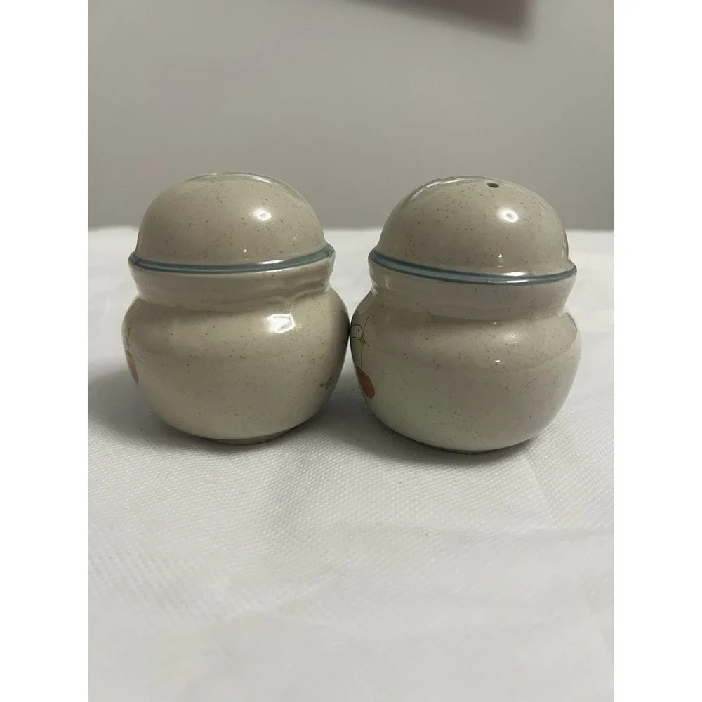 Vtg International Marmalade Geese Salt & Pepper Shakers Cottagecore Farmhouse